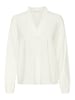 Kaffe Langarm-Bluse KAsanni Regular fit in Chalk