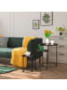 relaxdays 3-tlg. Satztisch-Set in Braun/ Schwarz