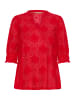 CULTURE Langarm-Bluse CUolu Relaxed fit in Racing Red