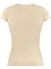 Janice 3 x Damen T-Shirt Nysa in Beige/Schwarz/Weiß