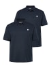 Men Plus Poloshirt in navy blau