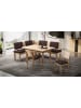 58 aufm Kessel ECKBANKGRUPPE Modern Dyan 2 für 7 Personen Massivholz Wildeiche/Braun