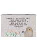 Mr. & Mrs. Panda Geschenkbox Otter Stein mit Spruch in Grau Pastell