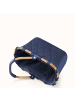 Reisenthel carrybag xs - Einkaufskorb 21 cm (twist navy) in frame rhombus midnight gold