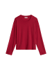 Longsleeve relaxed in Vivid Cherry