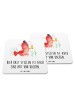 Mr. & Mrs. Panda Coaster Hummer Weizen mit Spruch in Weiß