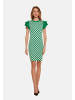 TOOCHE Kleid "Chess" in Grün
