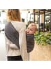 Hoppediz Babytragetuch Ring-Sling in Popeline Denim schwarz