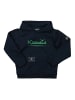 SCHIETWETTER Kinder Kapuzenpullover "Küstenkind in navy-neongreen