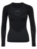 Hummel T-Shirt L/S Hmlfirst Seamless Jersey L/S Woman in BLACK