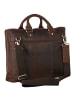 Leonhard Heyden Salisbury Aktentasche Leder 39 cm Laptopfach in braun