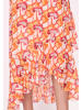 faina Damen Rock in Orange Mehrfarbig