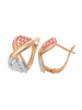 faina Women Drop Earrings in Rose Gold
