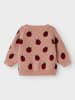 name it Strickjacke NBFLULIO KNIT CARD LIL in misty rose
