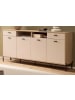 Furn.Design Sideboard in kaschmir und Eiche 205 cm, Kommode mit Soft-Close