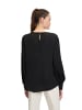 Betty Barclay Satin-Bluse in Schwarz