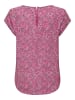 ONLY Print Kurzarm Bluse ONLVIC in Rosa