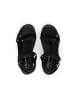 VITAFORM Veloursleder Sandalen in schwarz