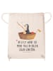 Mr. & Mrs. Panda Sportbeutel Pinguin Angelboot mit Spruch in Creme