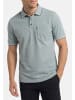 Casa moda Poloshirt Basic in Hellgrün / braun