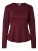 Pieces Oberteil mit langen Ärmeln in Tawny Port