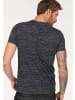 Bruno Banani T-Shirt in schwarz-meliert