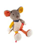 Sigikid Kuscheltier Maus Patchwork Sweety in grau/orange/gelb