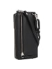 Greenburry Nappa Handytasche RFID Leder 8 cm schwarz
