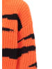 myMo Damen Sweater in ORANGE SCHWARZ