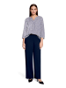 Betty Barclay Schlupfbluse mit 3/4 Arm in Red/Blue