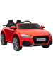 HOMCOM 12V Audi TT RS Kinderauto Rot