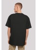 F4NT4STIC Heavy Oversize T-Shirt Eisbär in schwarz