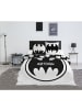 Batman Batman 3-teiliges Bettwäsche-Set – 1x Deckenbezug (240x220) & in Weiß