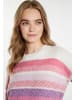 IZIA Damen Pullover in Weiss Mehrfarbig