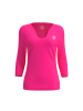 BIDI BADU Crew V-Neck Longsleeve - pink in Pink