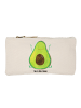Mr. & Mrs. Panda Federtasche Avocado Glücklich ohne Spruch in Weiß