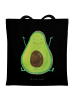 Mr. & Mrs. Panda Shopper Avocado Glücklich ohne Spruch in Schwarz