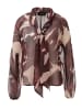 Aniston CASUAL Schlupfbluse in bordeaux-beige-schwarz