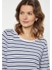 usha BLUE LABEL Damen Pullover in WEISS MARINE