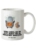Mr. & Mrs. Panda Pott Pinguin & Maus Wanderer mit Spruch in Weiß