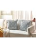 Beliani 2er-Set Dekokissen HOYA in Grau/Silber