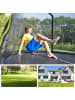 SONGMICS Gartentrampolin Saul in Grün - (H)270 x Ø366 cm