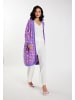 faina Damen Cardigan in Lila Mehrfarbig