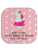 Mr. & Mrs. Panda Flaschenuntersetzer Einhorn Ballerina mit Spruch in Rot Pastell