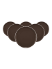 Seltmann Weiden 6er Set Frühstücksteller Sento Home Pure Colors in Chocolate Brown ø 21,4 cm