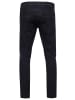 Rusty Neal Black Denim Jeans Hose "MELVIN" Slim Fit Cotton-Stretch in Black Denim