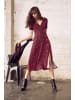 Aniston CASUAL Jerseykleid in schwarz-rot