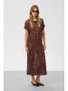 Soaked in Luxury Kleid SLBarb Straight fit in Brown Stone