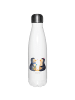 Mr. & Mrs. Panda Trinkflasche Pinguin Pärchen ohne Spruch in Weiß
