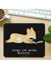 Mr. & Mrs. Panda Laptop Mousepad Fuchs Lesen mit Spruch in Schwarz
